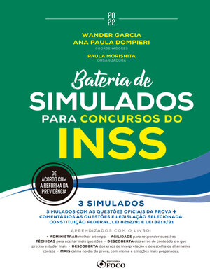 cover image of Bateria de Simulados para concursos do INSS